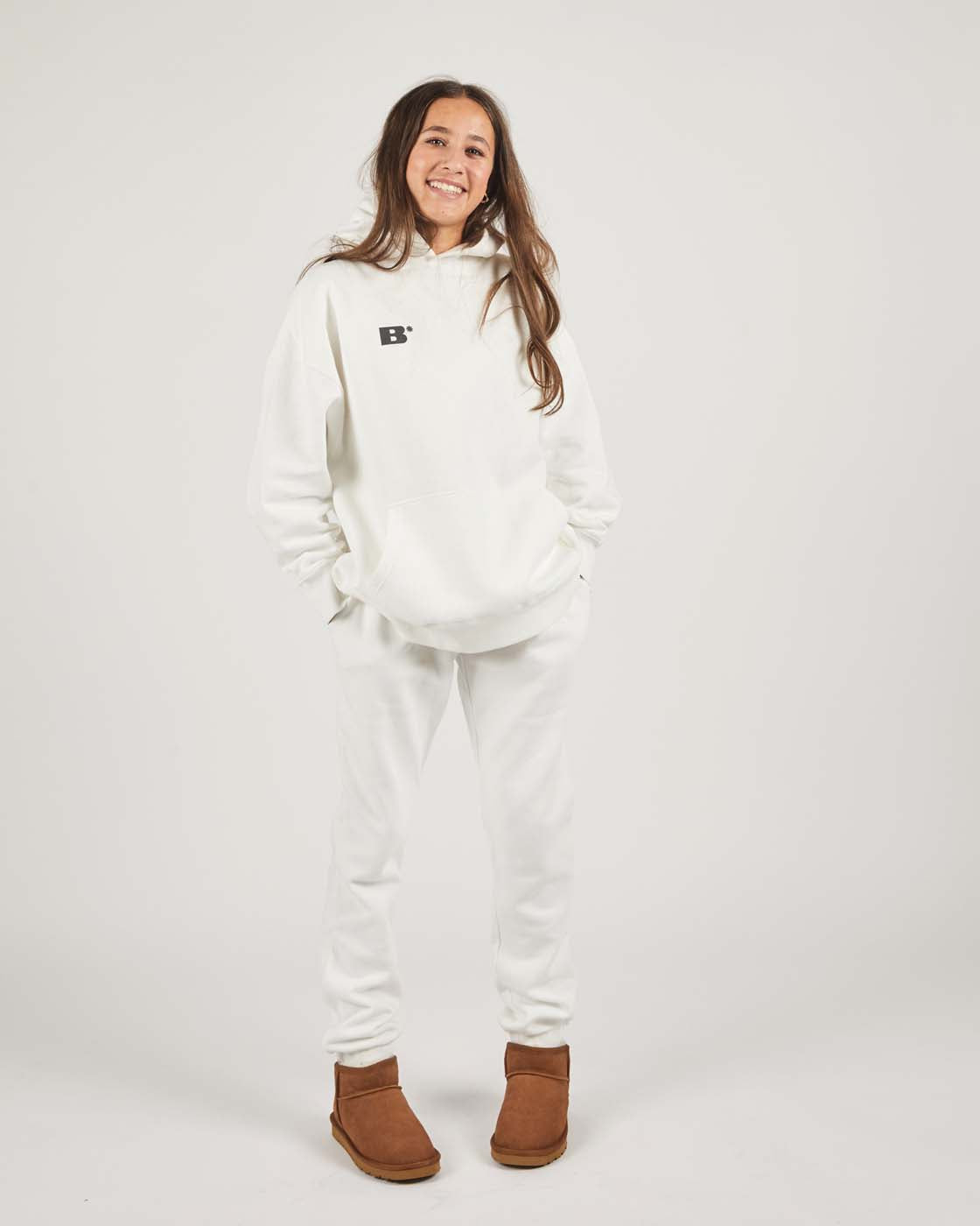 White Oversized Hoodie