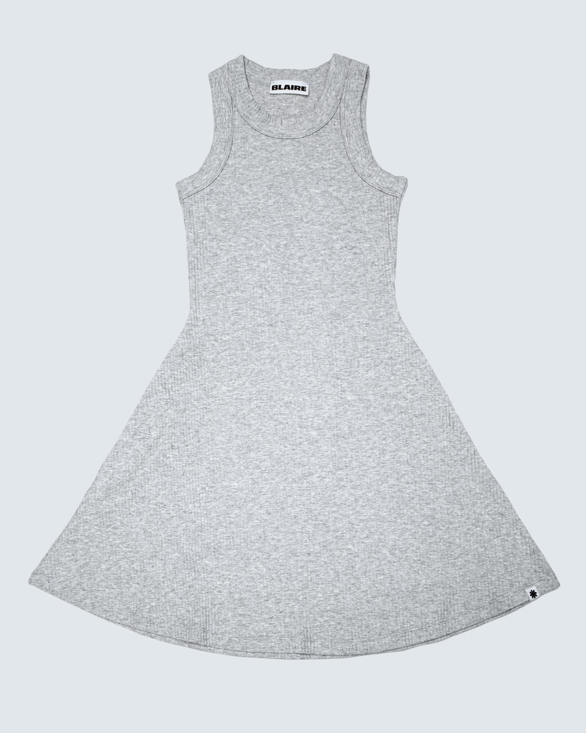 Front view Grey Marle Singlet Dress